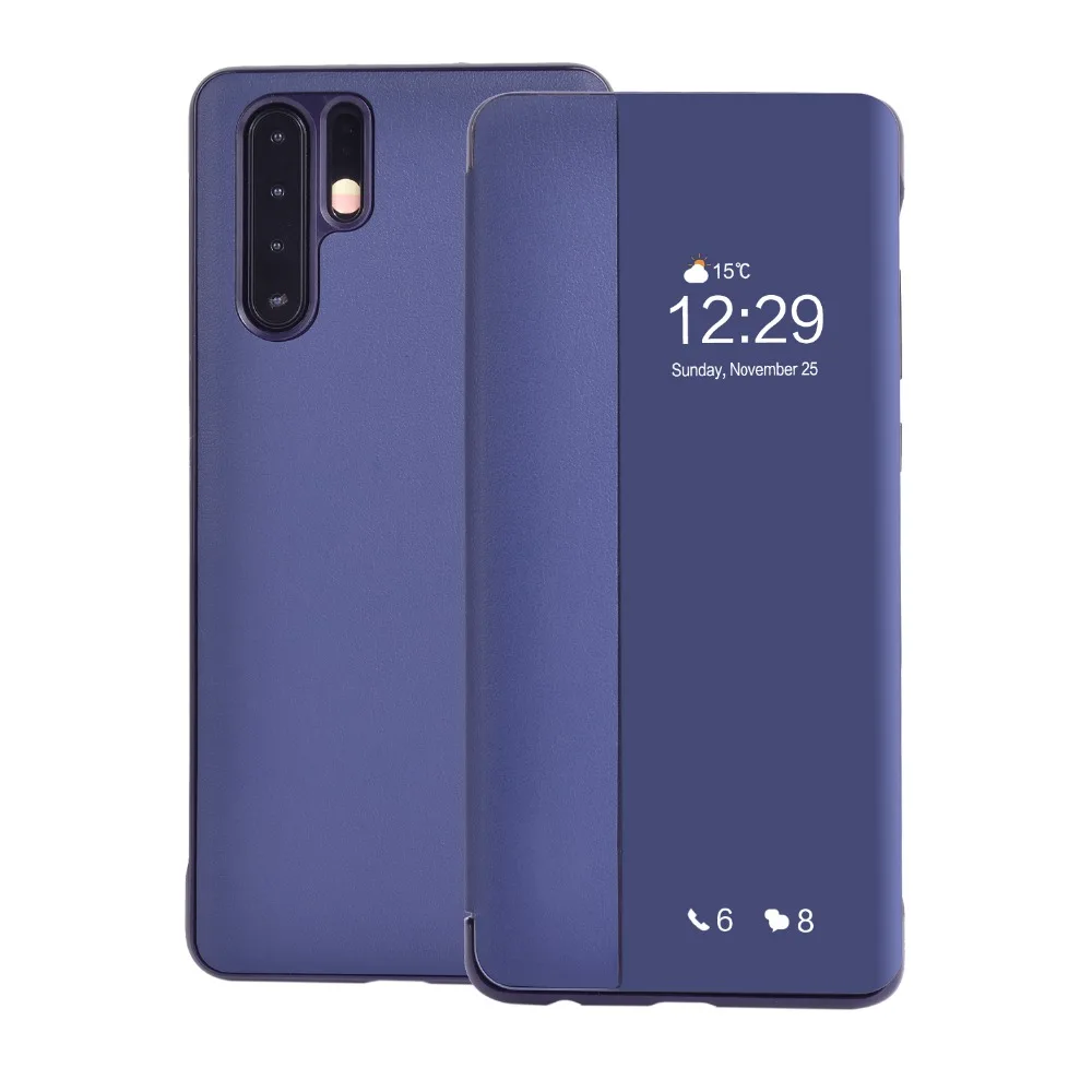 Кожаный чехол-книжка для телефона Huawei P30 Pro P30pro P20 Lite P10 Plus P 30 20 10 P10plus P20lite P20pro Smart View Case