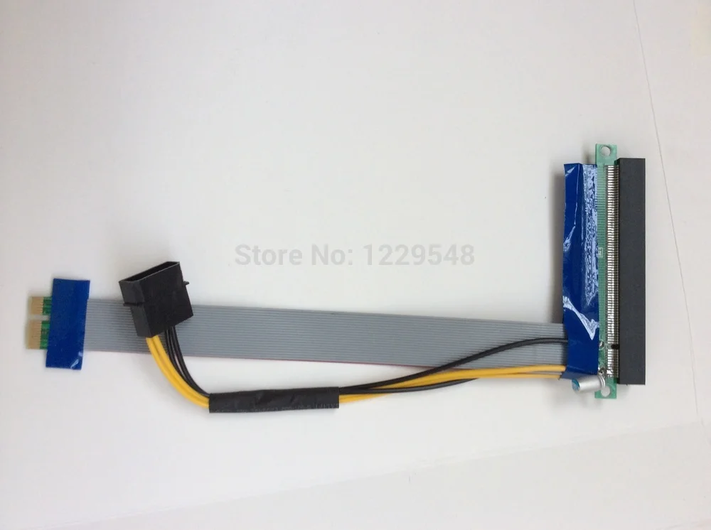 PCI-E PCI E Express 1X к 16X адаптер конвертер Riser карты удлинитель гибкий Удлинительный кабель