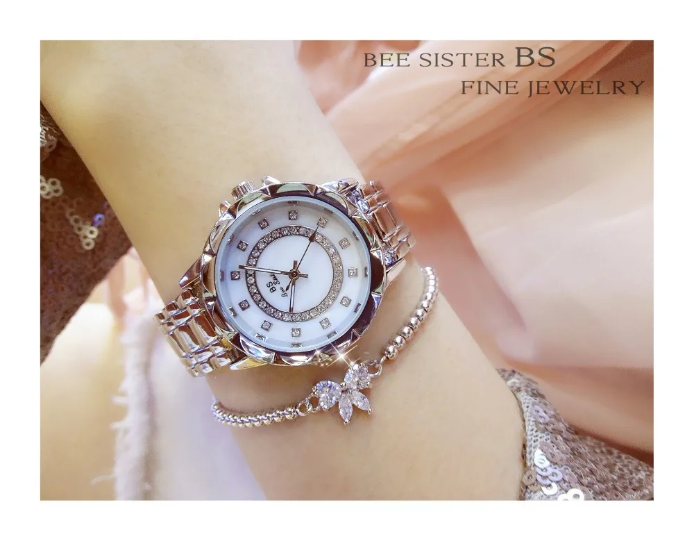 Звездное небо Циферблат Кристалл часы для женщин водонепроницаемый Нержавеющая Сталь модные кварцевые часы Женское платье часы Стразы элегантные