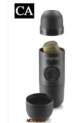 Новое поступление ручная портативная Кофеварка ручное давление портативная Эспрессо-машина кофе бутылка прессования - Цвет: Capsule