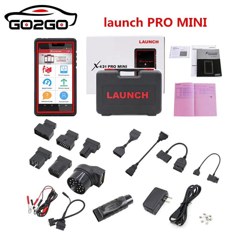 

LAUNCH X431 Pro Mini Auto diagnostic tool Support WiFi/Bluetooth full system X-431 Pro Pros Mini Car Scanner 2 years free update