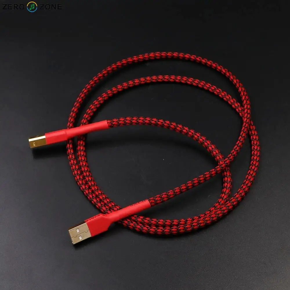 Gzlozone HiFi LN-1 серии USB кабель для B-позолоченные головы USB кабель 1.2 м/ручной работы