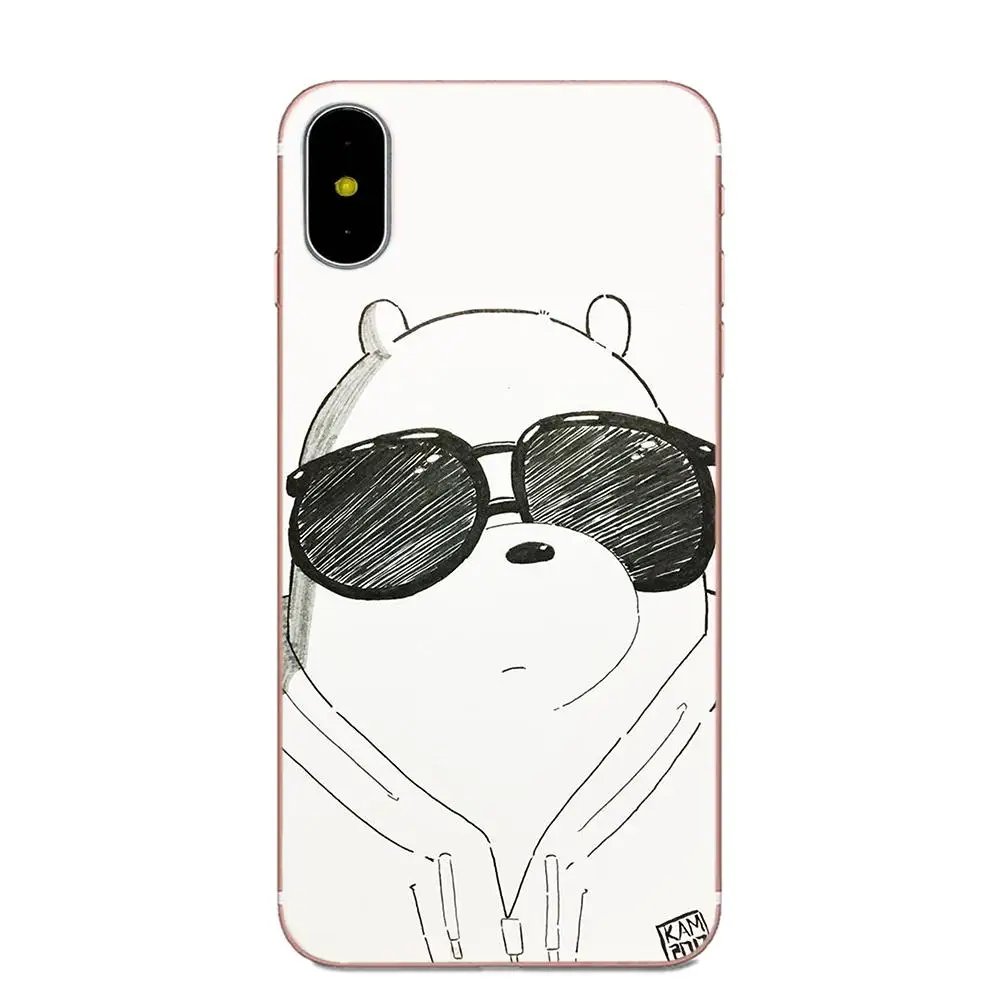 Для Sony Xperia Z Z1 Z2 Z3 Z4 Z5 compact Mini M2 M4 M5 T3 E3 E5 XA XA1 XZ Premium TPU Luxury We Bare Ice Bear Panda|Чехлы-накладки| |