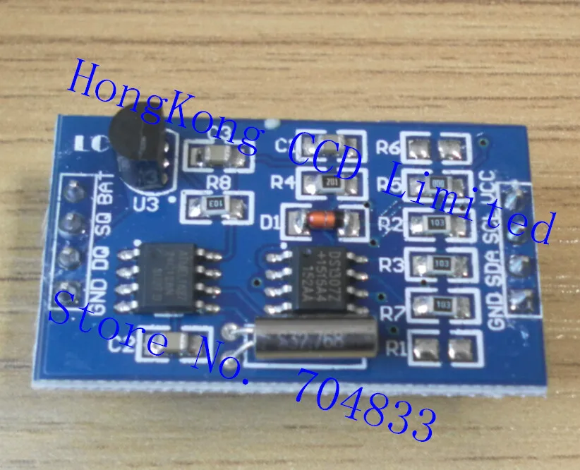 DS1307+ AT24C128+ DS18B20 «Три-в-одном