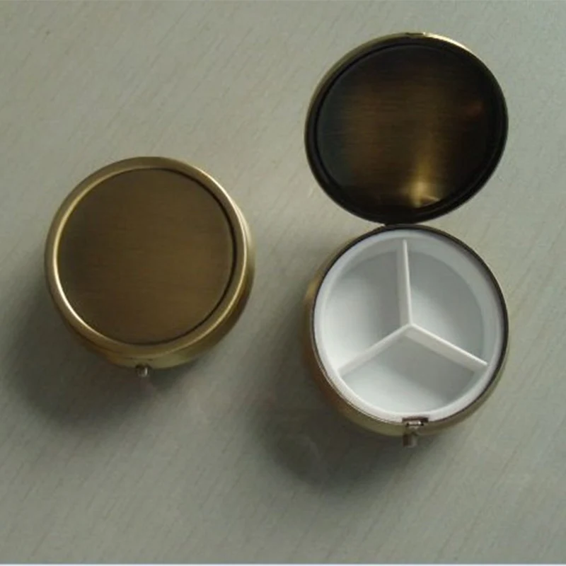 gold pill box