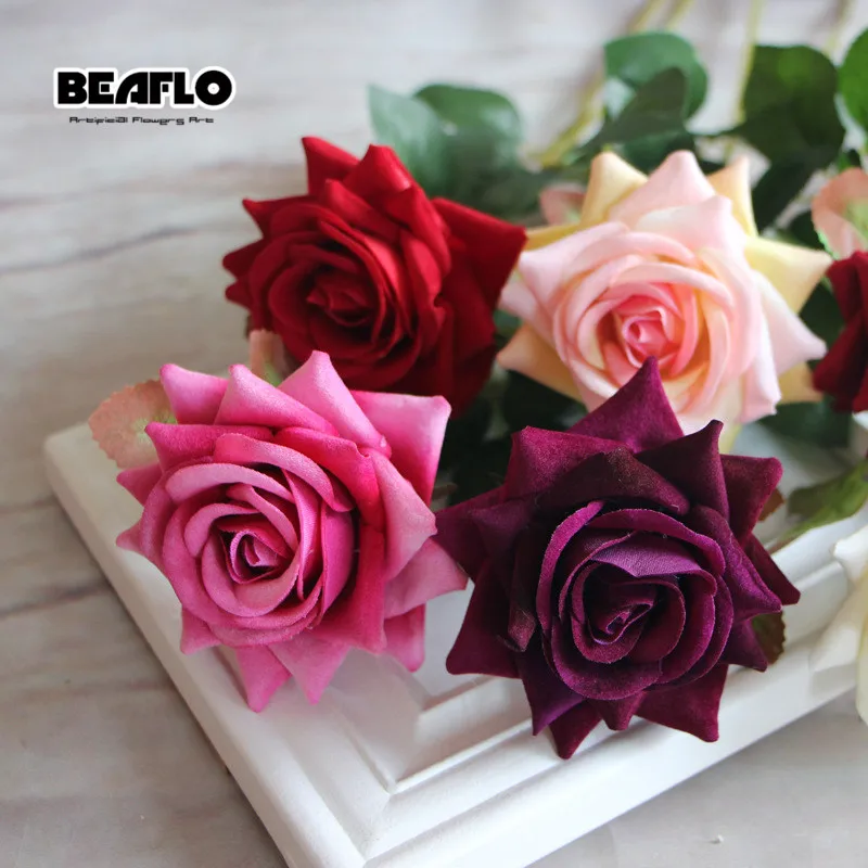 1PC Fake Rose Flower Silk Artificial Rose Home Party Wedding Decor Lover's Gifts 