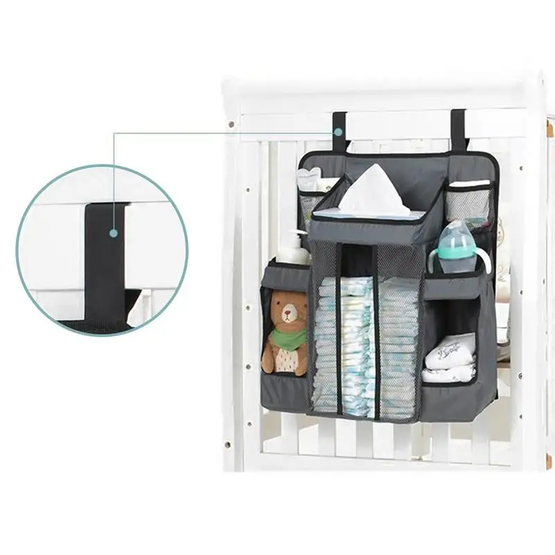 السرير حقيبة للحمل منظم أدوات الأطفال حقيبة التخزين حزمة حقيبة شنقا حفاضات حقيبة