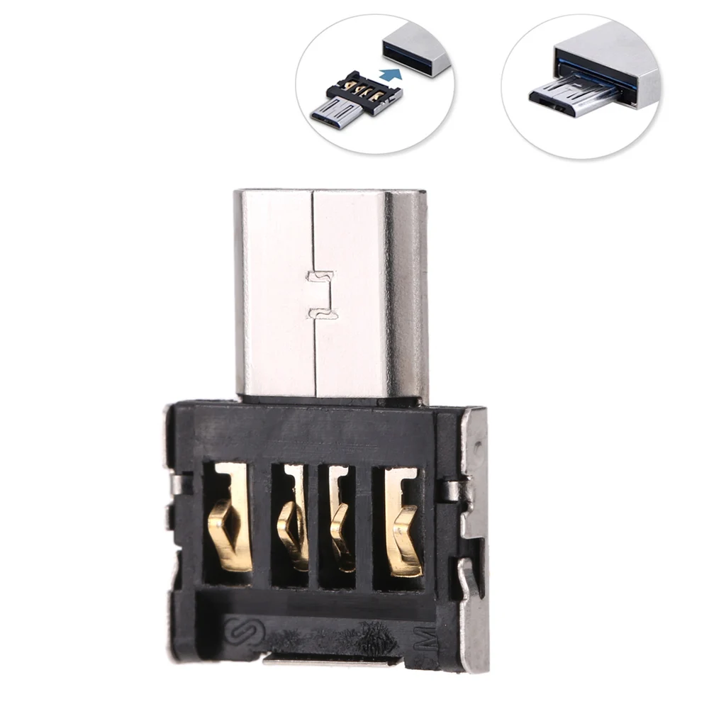 Ultra Mini Micro USB 5pin To USB Connector OTG Adapter for Cellphone Tablet USB Cable Flash Disk Accessories