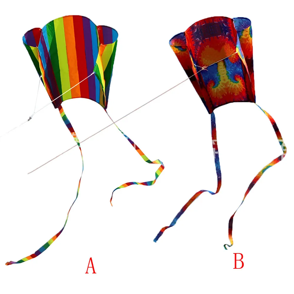 

Children's Colorful Mini Pocket Kite Outdoor Sport Toys Surfing Fun Sports Software Rainbow dual Line Stunt Kite Flying