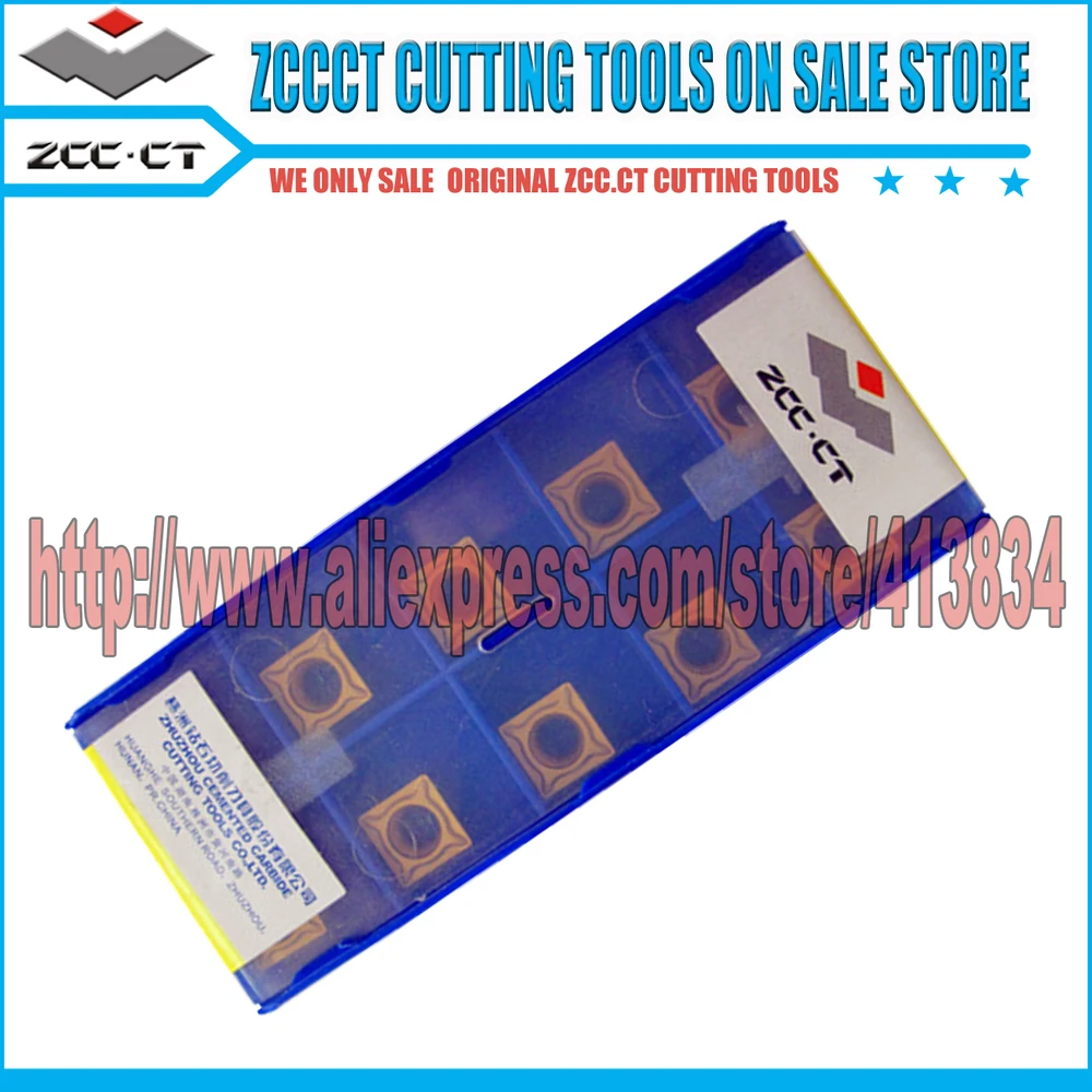 

10pcs ZCCCT CNC insert SCMT09T304 YBC251 SCMT09 SCMT 09T304 carbide inserts turning tools for steel