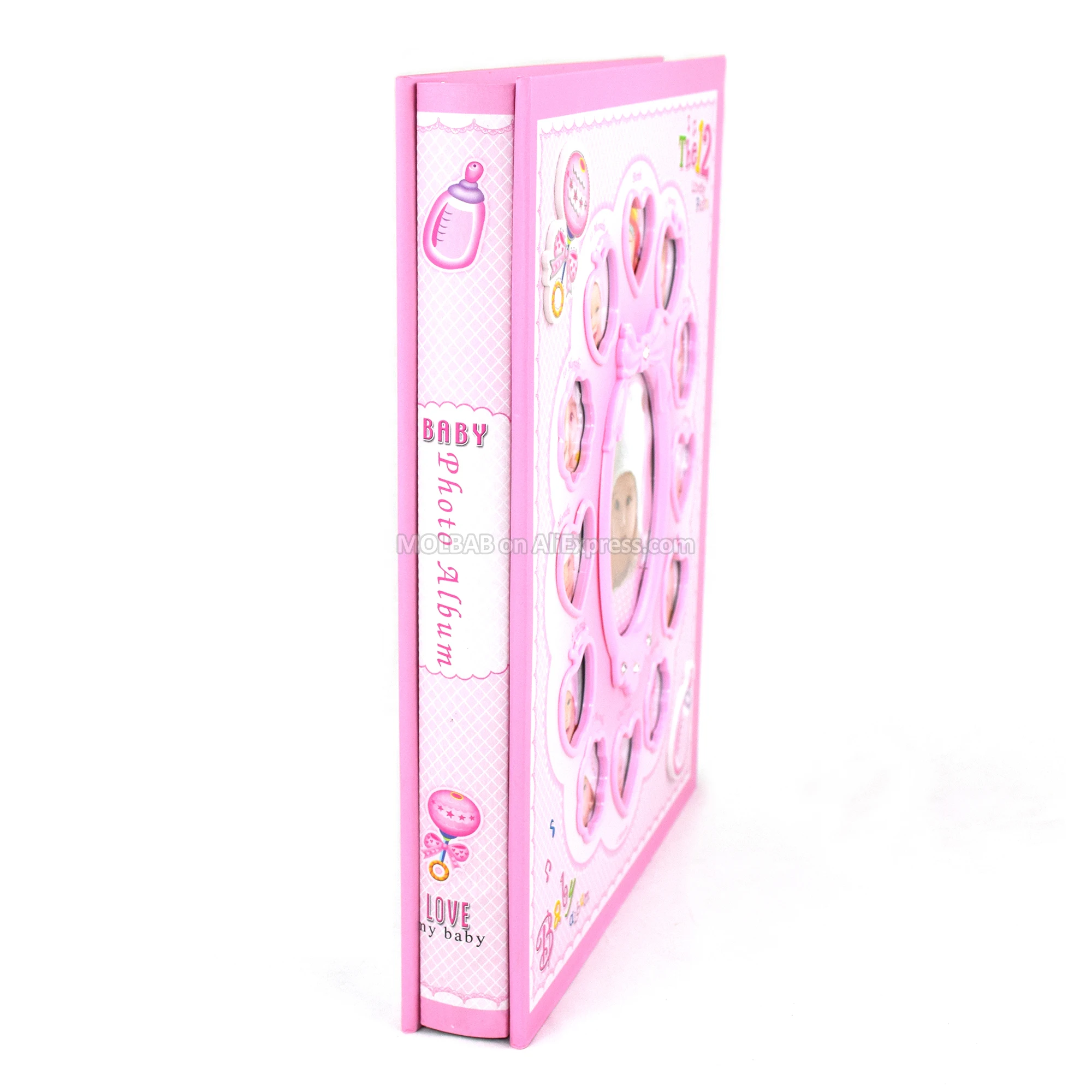 Album Fotografico Per Bambini In Panno - Con Specchio Sicuro, Tiene 18 Foto 4x6, Girasole - Foto 12