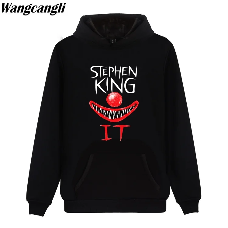 2020 хлопковые толстовки с капюшоном Stephen King's It из фильма Харадзюку свитшоты для