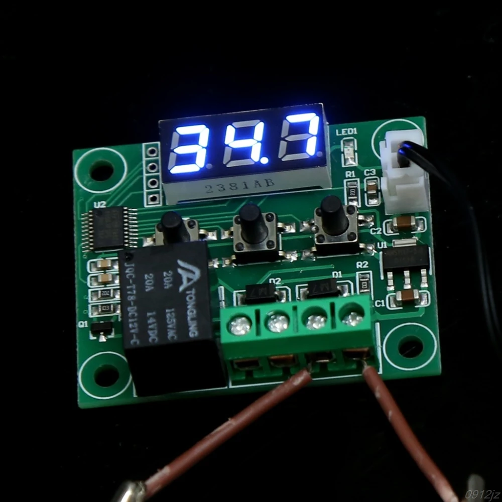 

DC 12V XH-W1209 Digital Cool Heat Temp Thermostat Thermometer Temperature Controller Temperatural Instruments