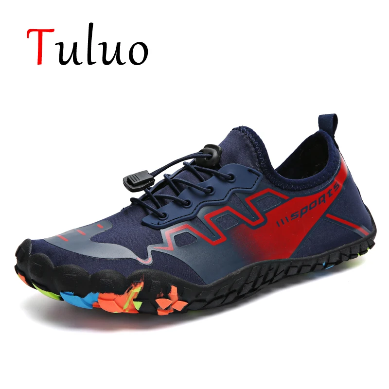 

TULUO Aqua Shoes Men Sneakers Summer Sea Water Beach Barefoot Shoes Women Outddor Swimming Diving Quick-Drying Tenis Masculino