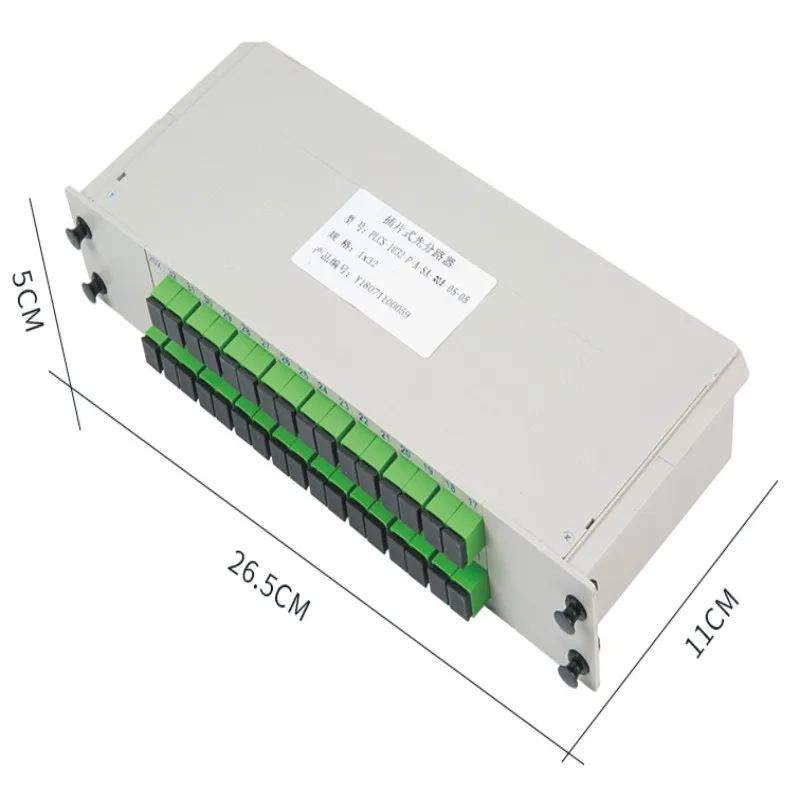 

1pieces 1x32 LGX Box Cassette Card Inserting SC/APC PLC splitter Module