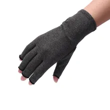1 пара компрессионных терапевтических перчаток без пальцев ревматоидный артрит облегчение боли дышащие реабилитационные тренировочные перчатки уход за руками