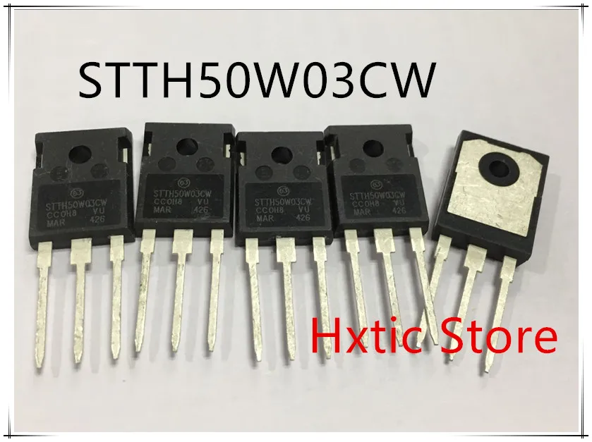 5PCS LOT STTH50W03CW STTH50W03 TO 247
