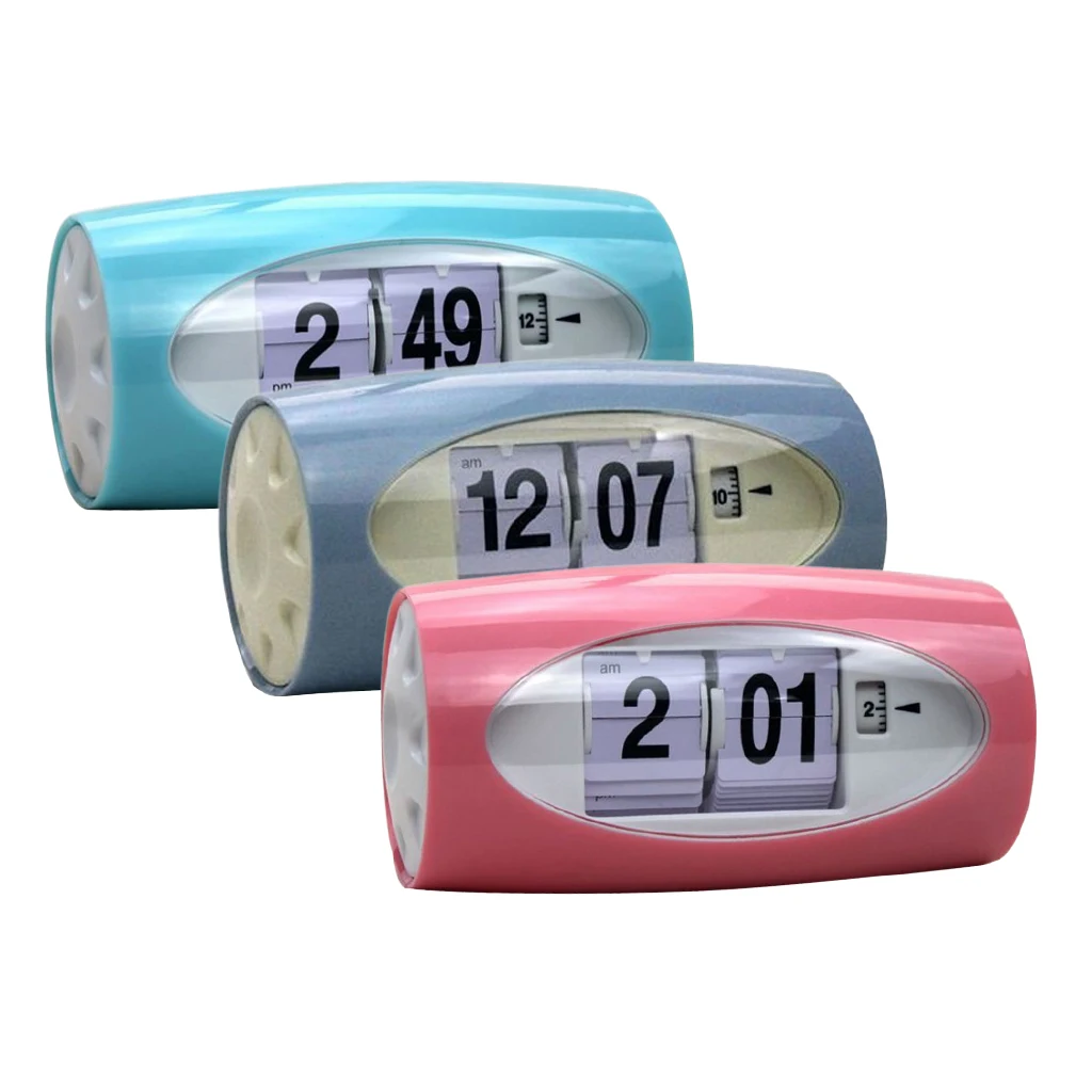 3pcs Battery Operated Desk Clock Table Alarm Clock Auto   Clock Home Office Study Room Decor