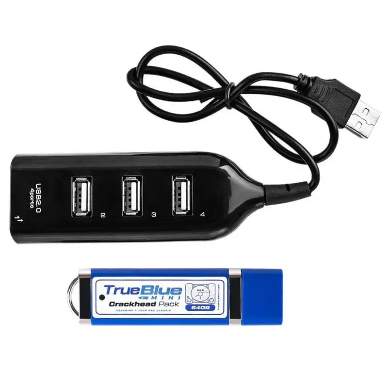 64 Гб/32 ГБ Тру Блу мини Crackhead v-пакет usb-хаб для PlayStation футболки с принтами на тему