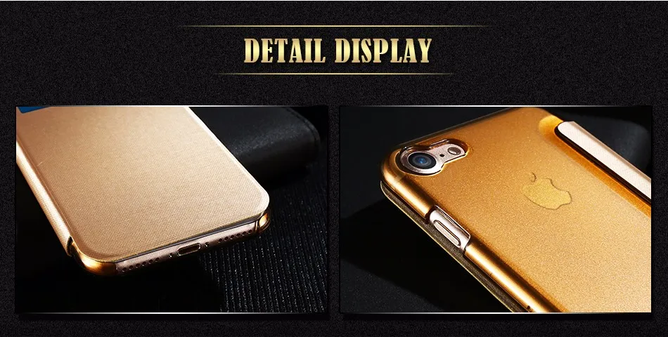 Window View Flip Leather Wallet Case For Iphone 7 7Plus 1 (5)