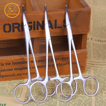

Stainless Steel Pet Pull Ear Hair Clamp Hemostatic Forceps Straight Head For Dogs Wholesale High Quality Pet ProductsPH05