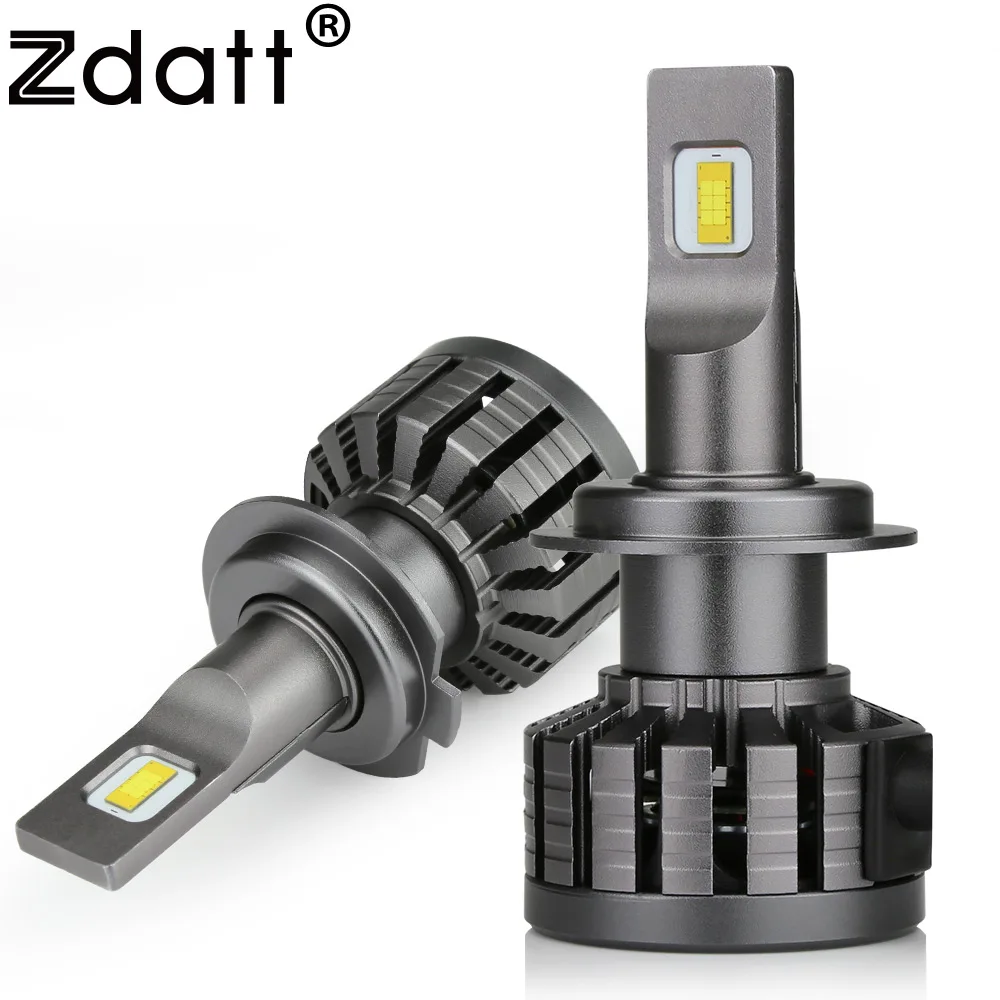 

Zdatt Car Headlight Bulb H11 H8 H9 9005 9006 HB3 HB4 H7 LED H4 H1 HB2 100W 12000LM 6000K Flip LED Chip Light Automobiles 12V 24V