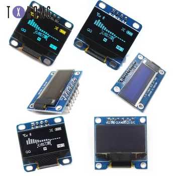 

0.96/0.91 inch IIC Serial Yellow Blue OLED Display Module 128X64 I2C SSD1306 12864 LCD Screen Board 0.96" for Arduino