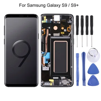 

LCD Screen and Digitizer Full Assembly with Frame for Galaxy S9 / S9+