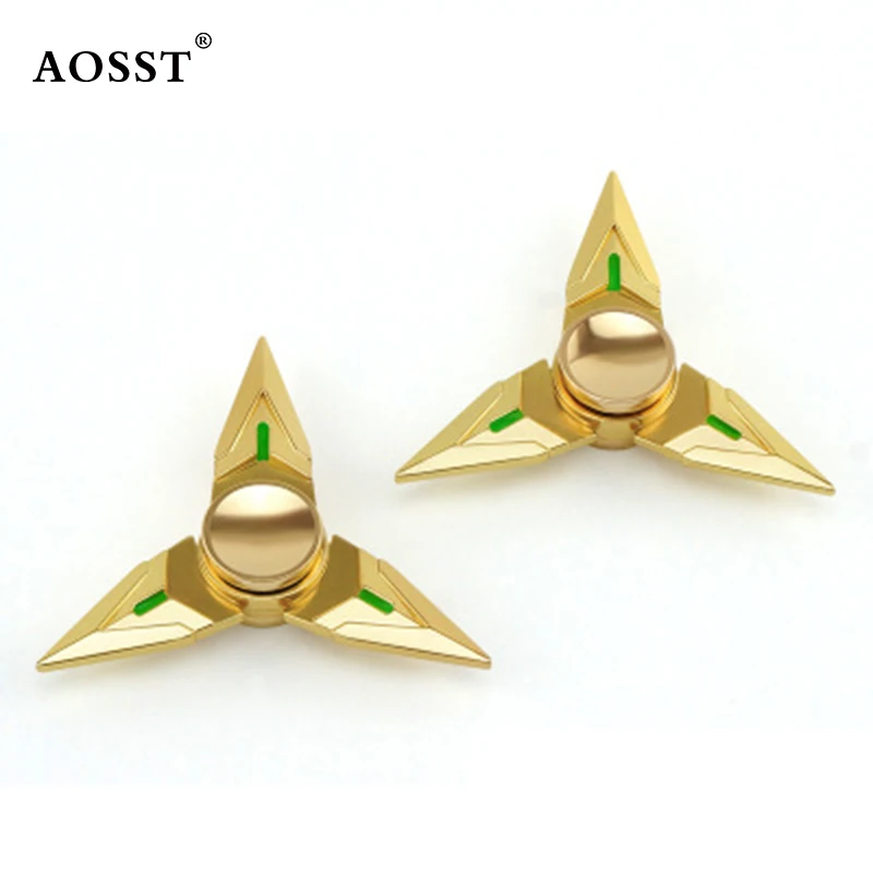 

Fidget Spinner EDC for Autism and ADHD fidget hand spinner bearing ball golden zinc alloy Decompression artifact