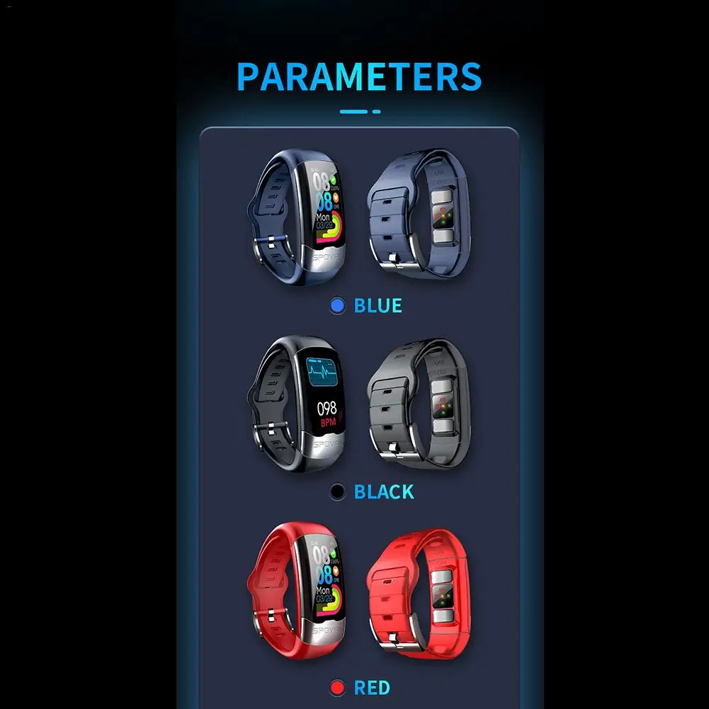 H02 цветной экран Водонепроницаемый умный Браслет монитор сердечного ритма здоровье фитнес Bluetooth трекер Смарт часы для спорта PK MI Band4