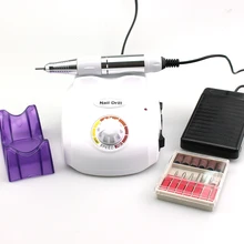 3 типа электрический сверлильный станок для ногтей 30000 об/мин для фрезерования маникюра, мощный станок для полировки, электрический профессиональный набор для ногтей