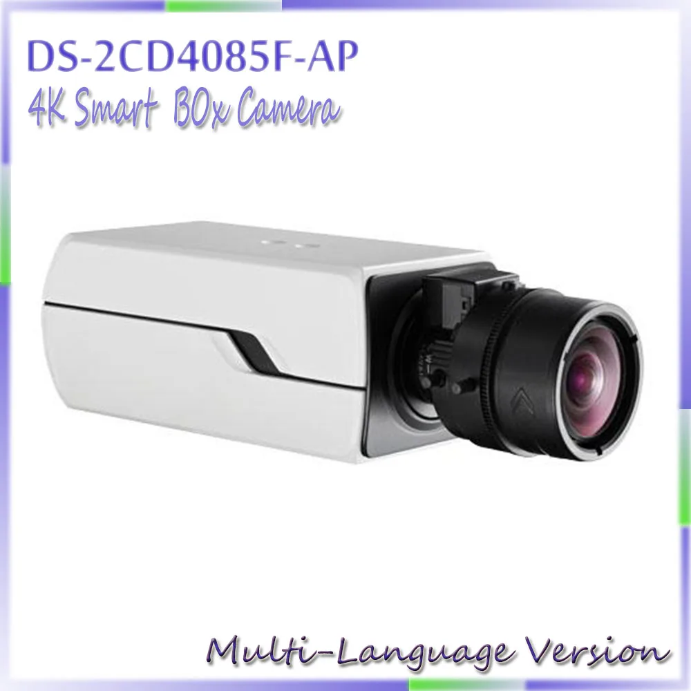 Free shipping multi language version DS 2CD4085F AP 4K Smart Box ip cctv Camera suppory P