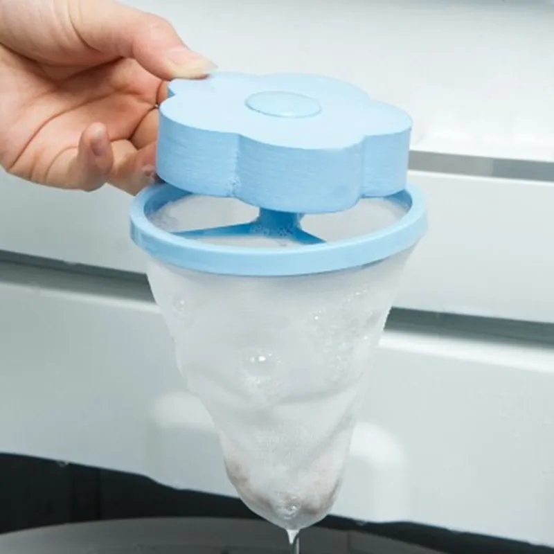 Washing Machine Hair Catcher Floating Pet Fur Catcher Mesh Pouch (29)