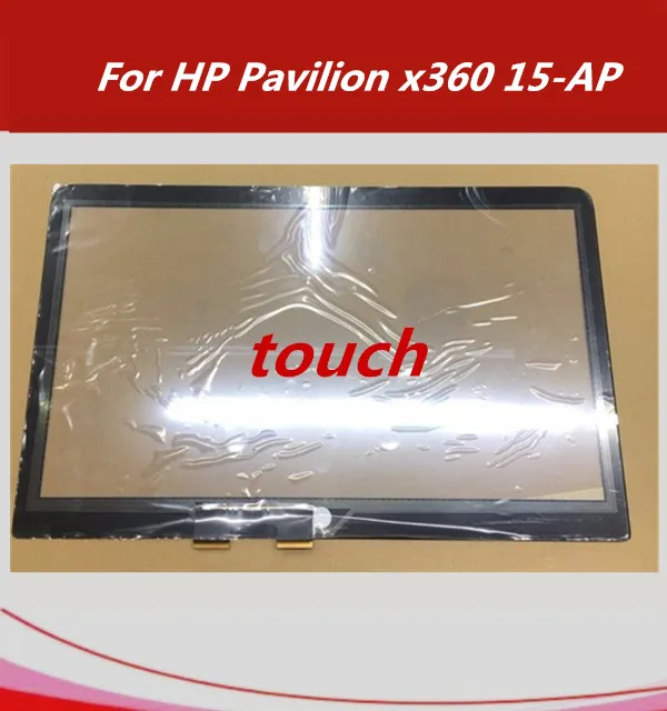 15," дюймовый стеклянный сенсорный экран для hp Pavilion x360 15-AP стеклянный дигитайзер дисплей 1920*1080