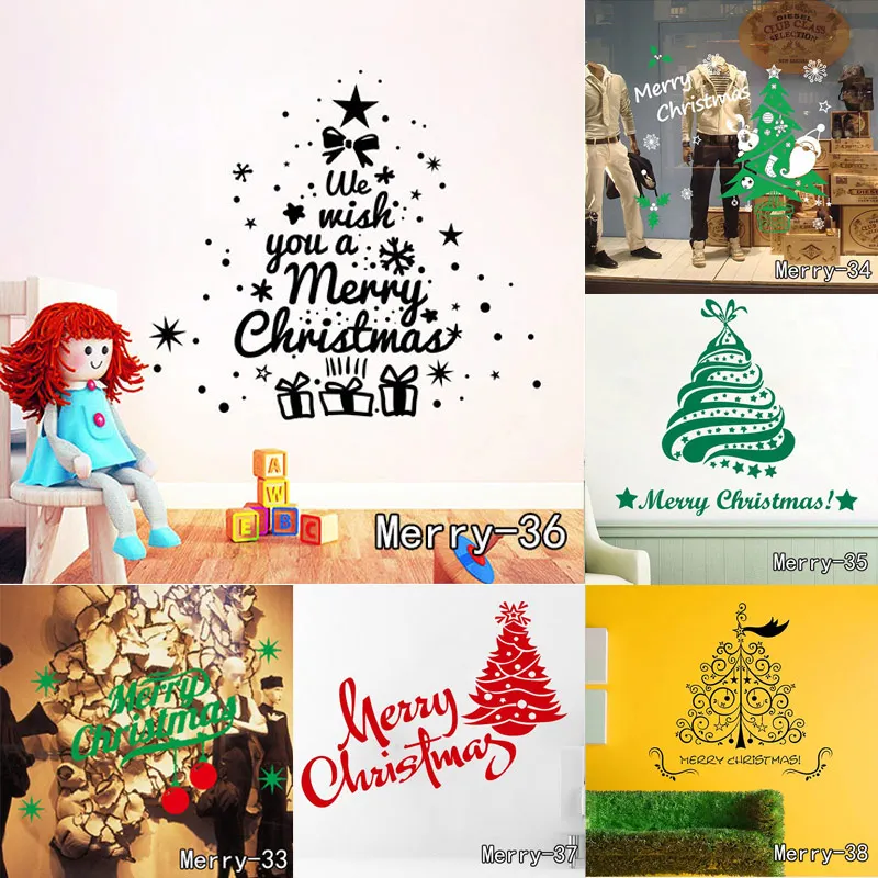 merry christmas is coming snowmen tree wall sticker home decor shop store party window stickers decoration - American Home Decor Stores merry christmas is coming snowmen tree wall sticker home decor shop store party window stickers decoration - American Home Decor Stores
