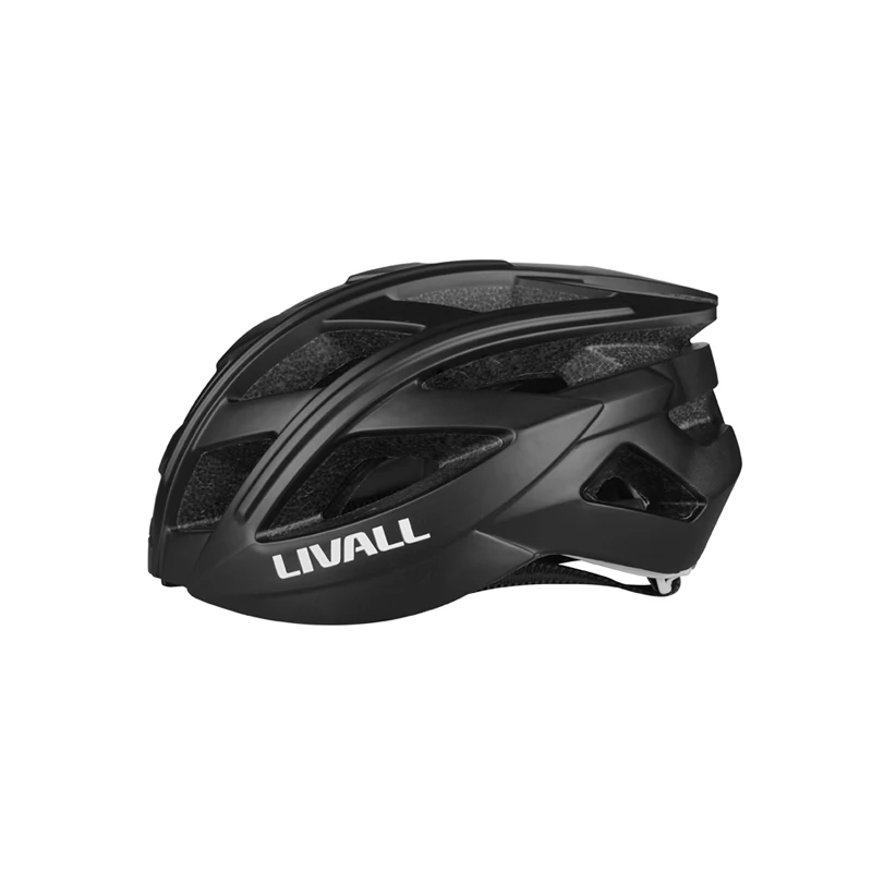 LIVALL умный велосипедный шлем Bluetooth велосипедные фары музыка фотографировать SOS оповещение обмен Bluetooth шлем телефон шлем с ответом на вызов - Цвет: Черный