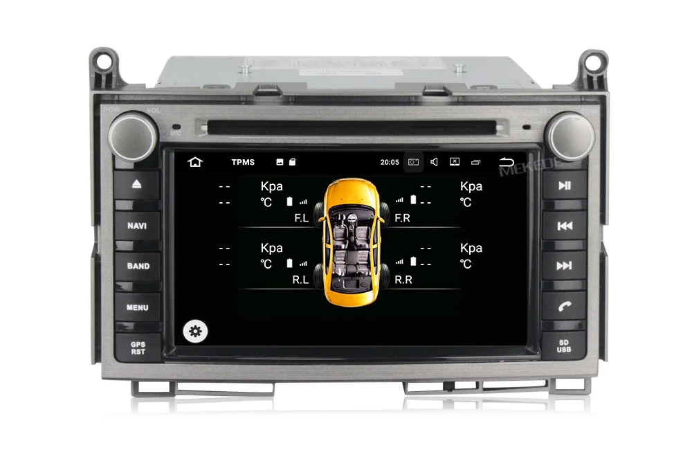 Perfect MEKEDE free shipping Quad Core Android 8.1 car dvd player GPS navigation Radio Stereo for toyota venza 2008-2014 with wifi BT 4G 15