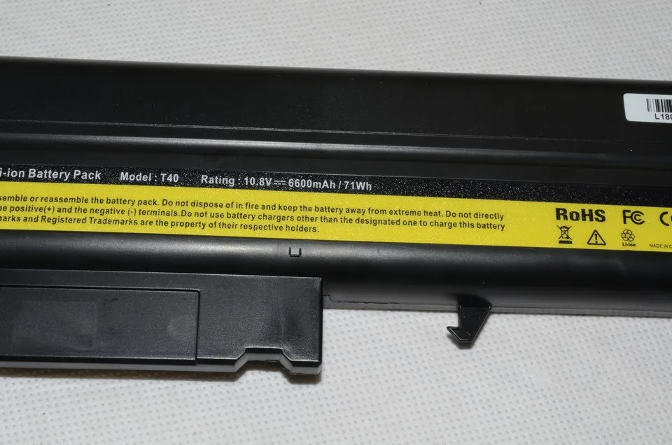 JIGU 6600mah Replacement Laptop Battery For IBM ThinkPad R50 R50E R50P R51 R52 T40 T40P T41 T41P T42 T42P T43 T43P Laptop