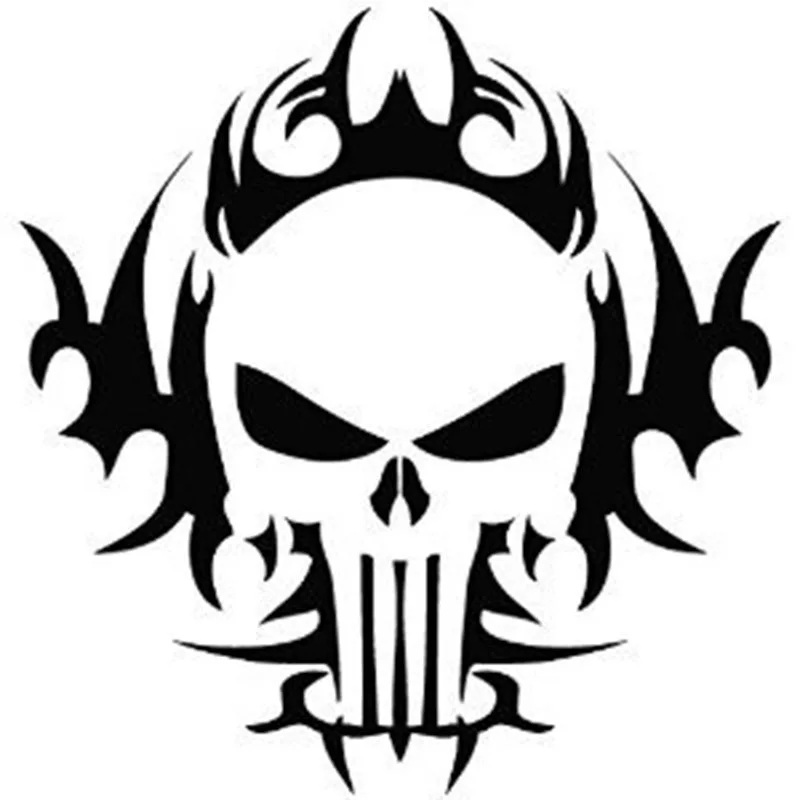 Car stying Car decals punisher skull 12x12cm car motorcycle truck