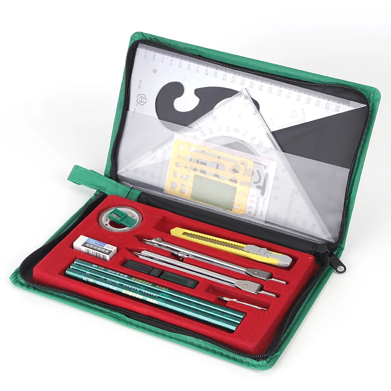 

Drawing Tool / Building Machinery Drawing Instrument / Compass Set / Engineering Professional Drawing Ruler Drawing Set