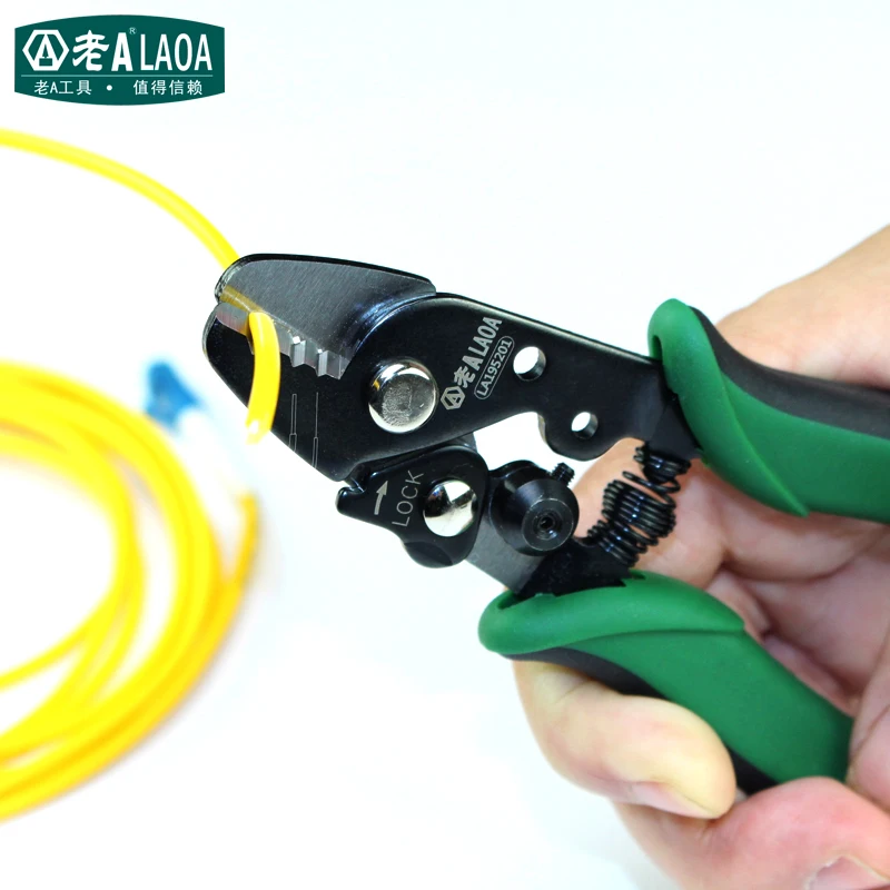 

LAOA Profession Multi-fonction Optical fiber Wire Stripper Brand Precision wire stripping Pliers Electric Tool