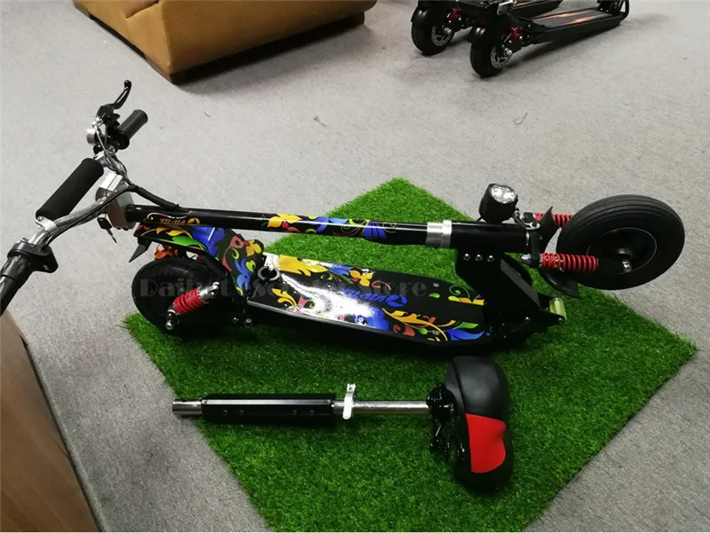 Excellent Daibot Folding Electric Scooter With Seat 8 Inch 2 Wheel Electric Scooters 36V 350W Portable Smart Electric Bike 2