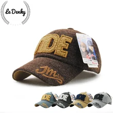 Free shipping 2016 autumn winter warm cloth men women letter baseball cap sports golf hat letter suede