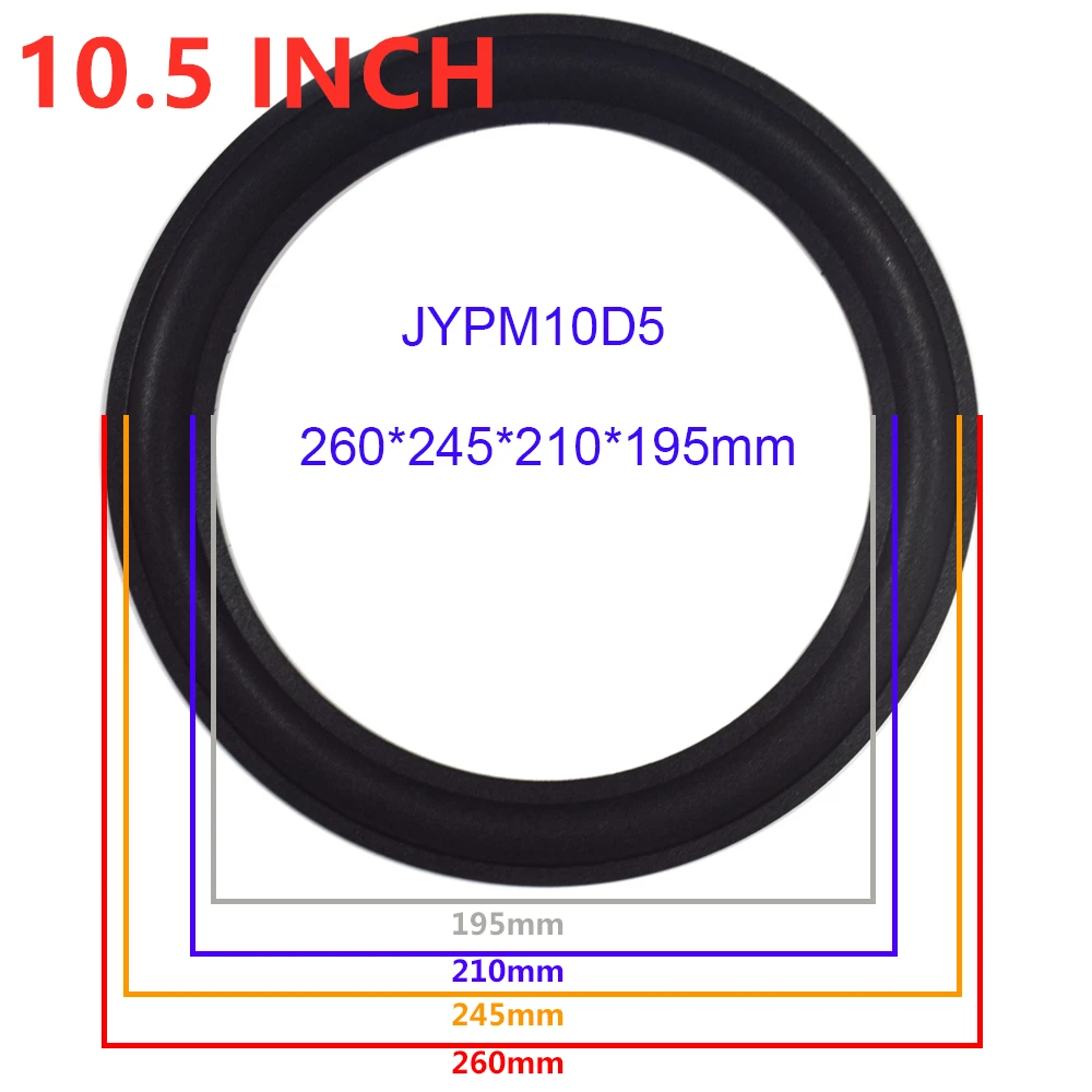 

10.5 Inch Foam Speaker Repairment Surround 10.5 Loudspeaker DIY Woofer Repairing Repairment Subwoofer Suspension Folding Edge