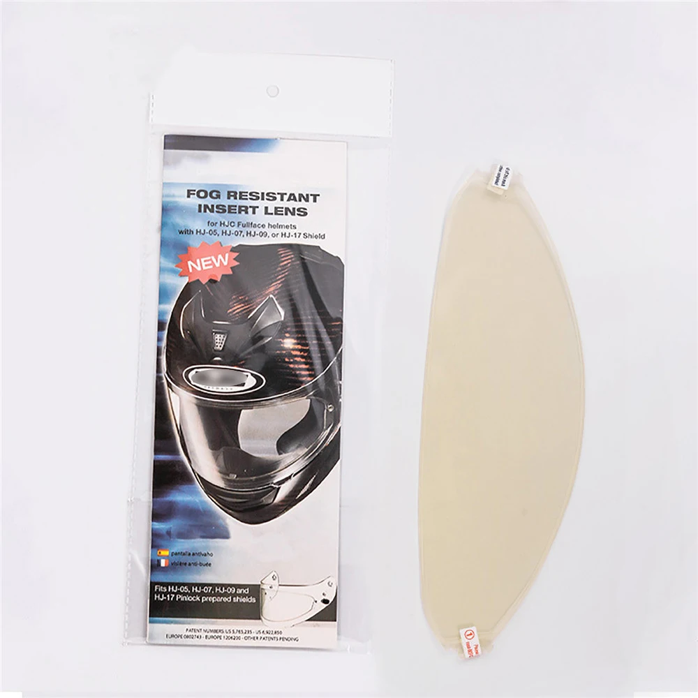 

Clear Anti-fog Lens Patch For HJC Pinlock Inserts Adapt CL-16 CL-17 CL-ST CL- SP CS-R1 CS-R2 CS-15 TR-1 FG-15 Full Face Helmets