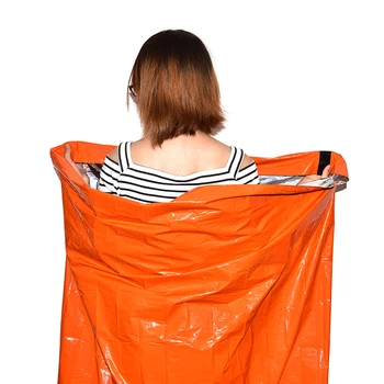 

Outdoor Portable Emergency Sleeping Bag First Aid Sleeping Bag Survival Blanket For Camping Travel Hiking