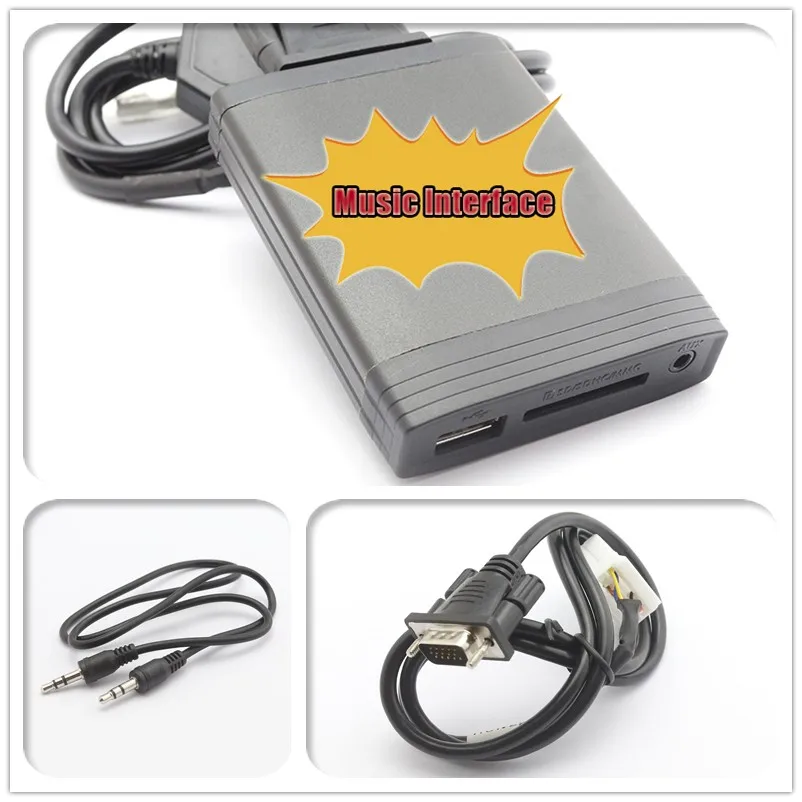 Цифровой музыкальный переходник YATOUR AUX SD USB MP3 плеер для HONDA Accord Civic Φ Одиссея