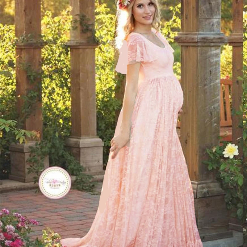 2017 Hot Sale Maternity Photography Props Pregnancy Wear Elegant Lace Party Evening Dress Maternity Clothing For Photo Shoots 2017 Hot Sale Maternity Photography Props Pregnancy Wear Elegant Lace Party Evening Dress Maternity Clothing For Photo Shoots