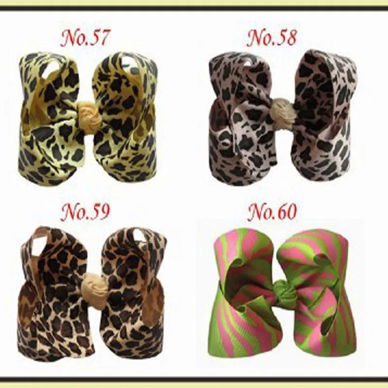 100 Good Girl Costume Boutique 5.5 Inch ABC Hair Bows clip 474 No.