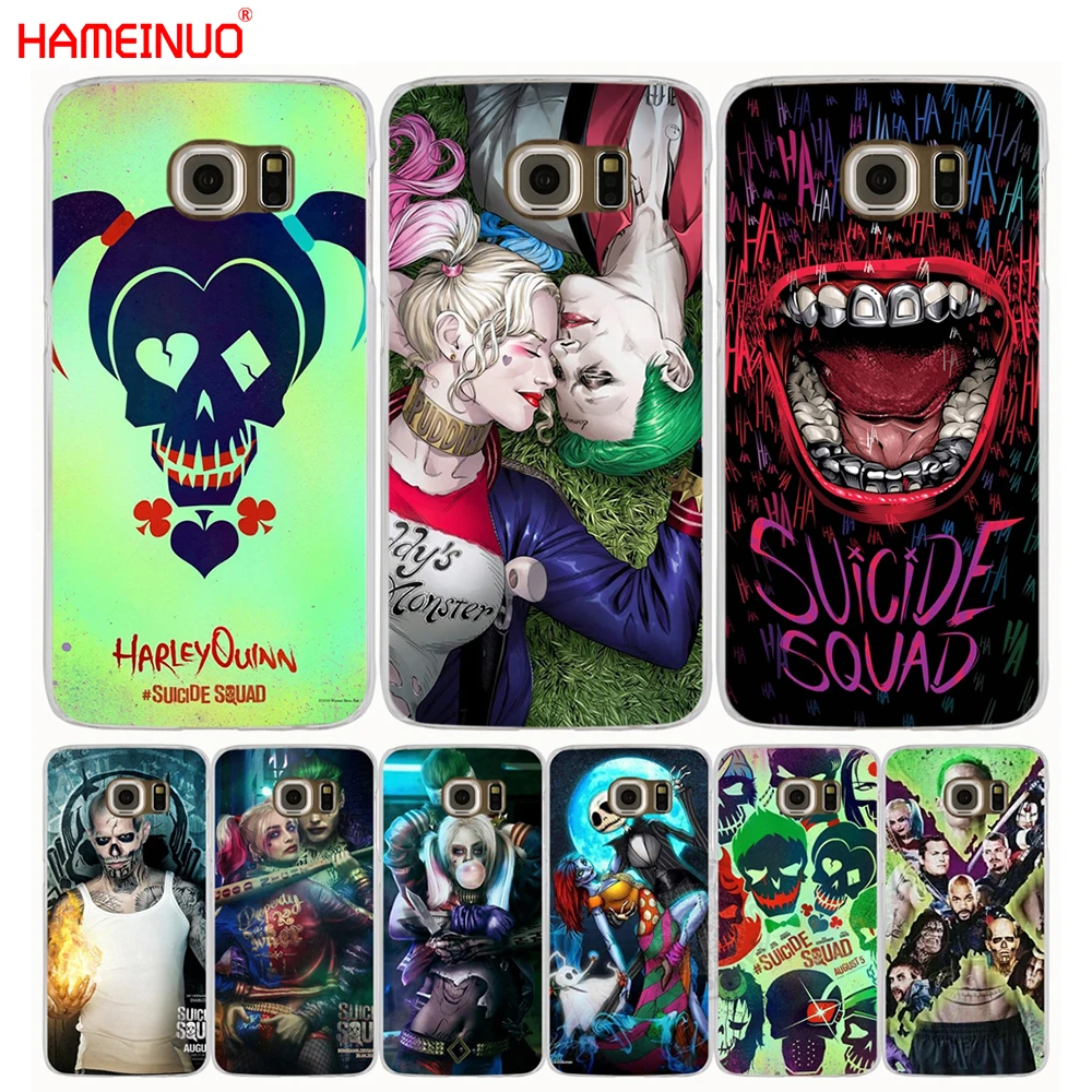 HAMEINUO suicide squad Joker harley quinn cell phone case cover for